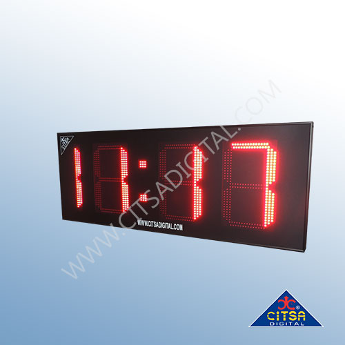 Reloj Digital De Pared Uso Exterior DC1041E Dígitos de 10cm