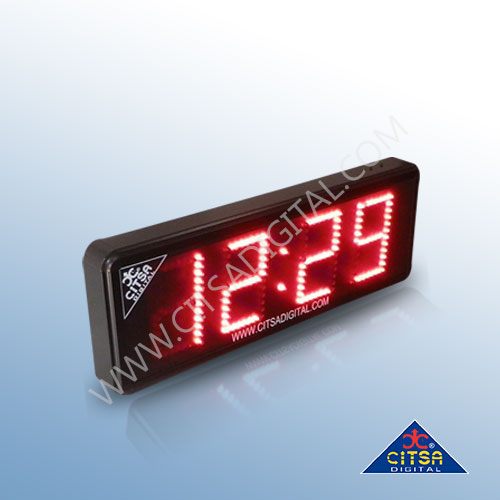 Reloj Digital De Pared Uso Exterior DC2041E Dígitos de 20cm – Citsa Digital