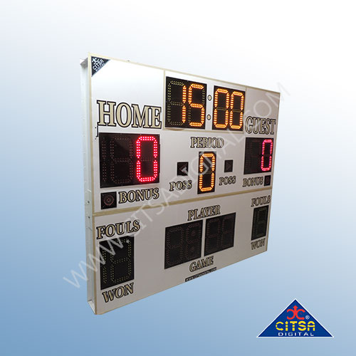Pizarra De Baloncesto de LED PB-3091 – Citsa Digital